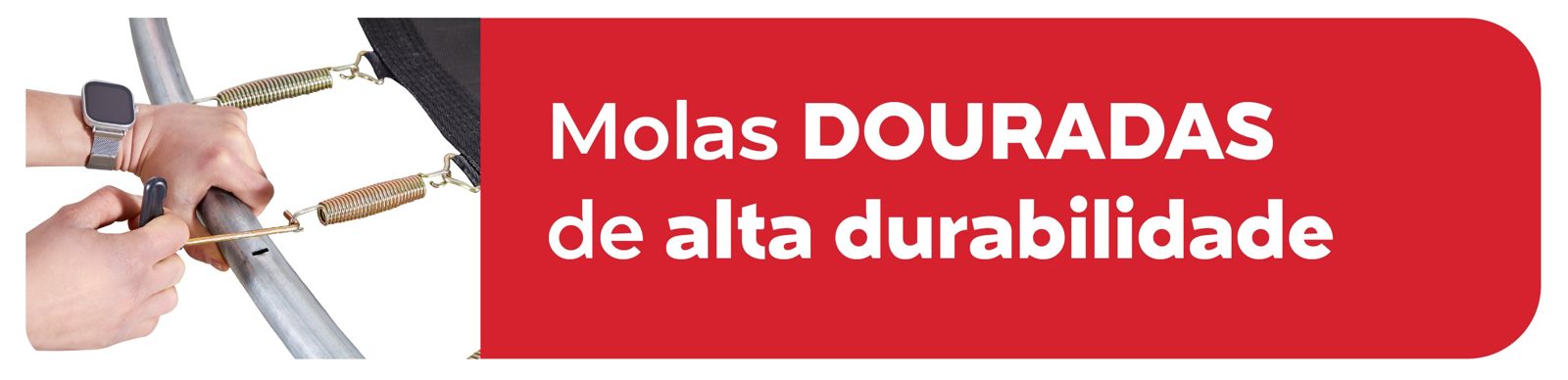 Molas douradas de alta durabilidade