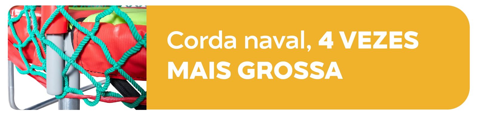 Corda naval 4 vezes mais grossa
