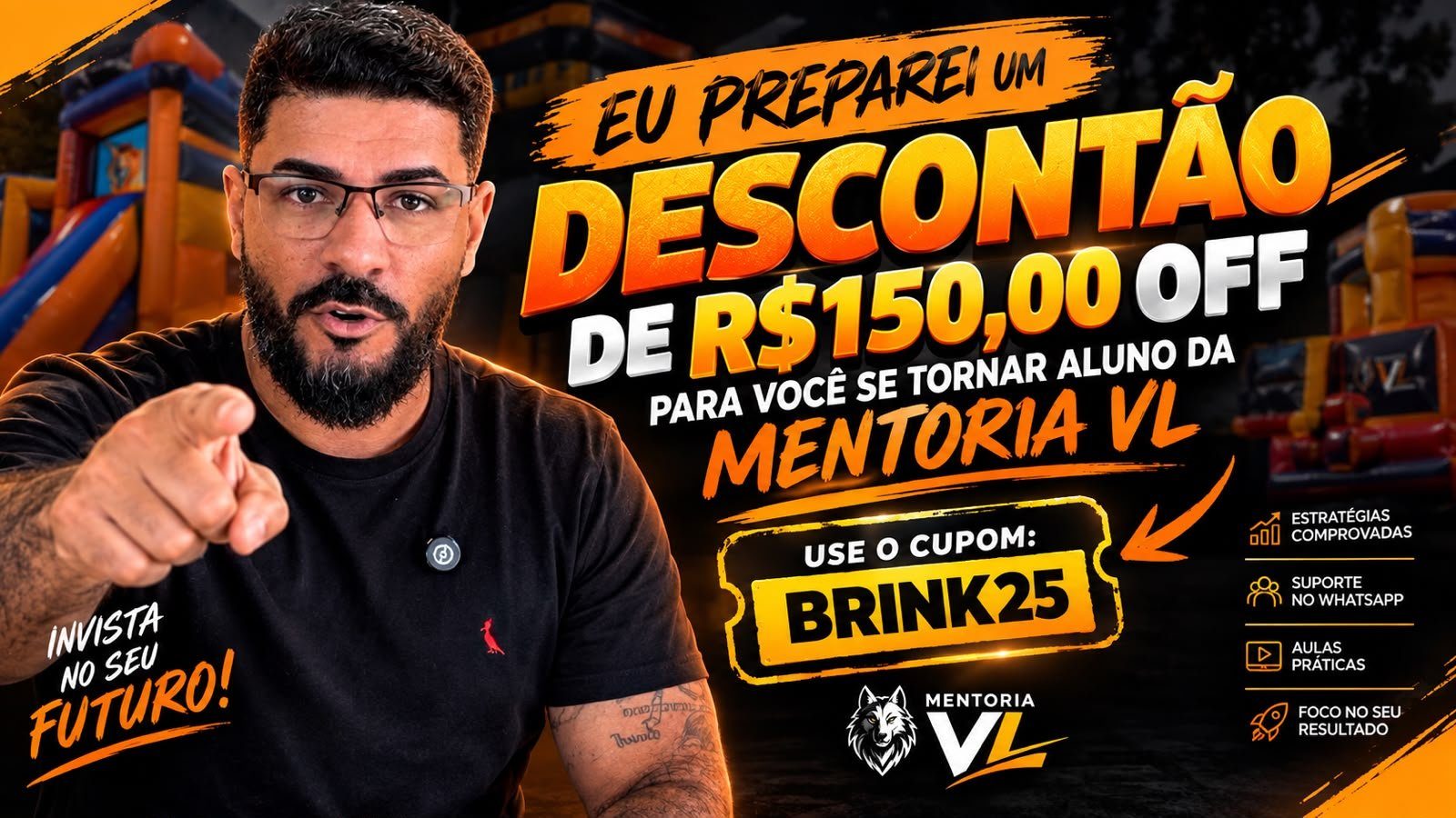 Curso Viver de Locação: aprenda a faturar com locação de brinquedos.